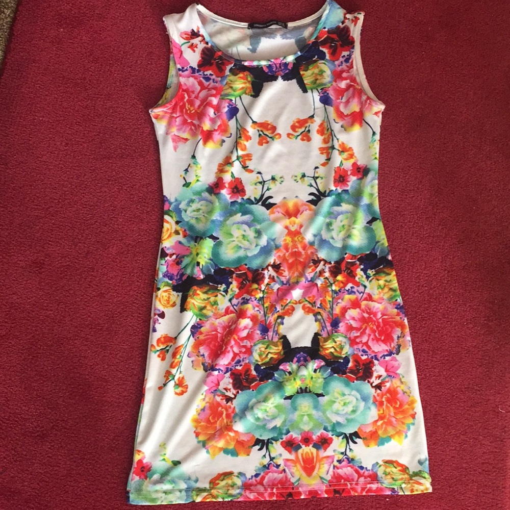 Tunic dress flowered dress